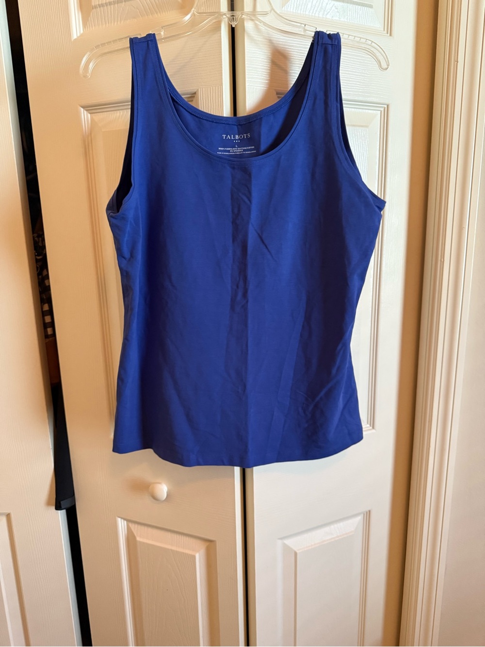 Talbots Cobalt Scoop Neck Tank